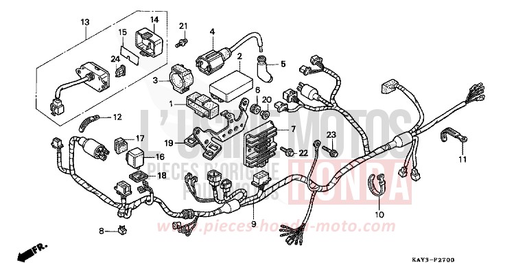 WIRE HARNESS for Transcity NASHI (NASHI) from 1989