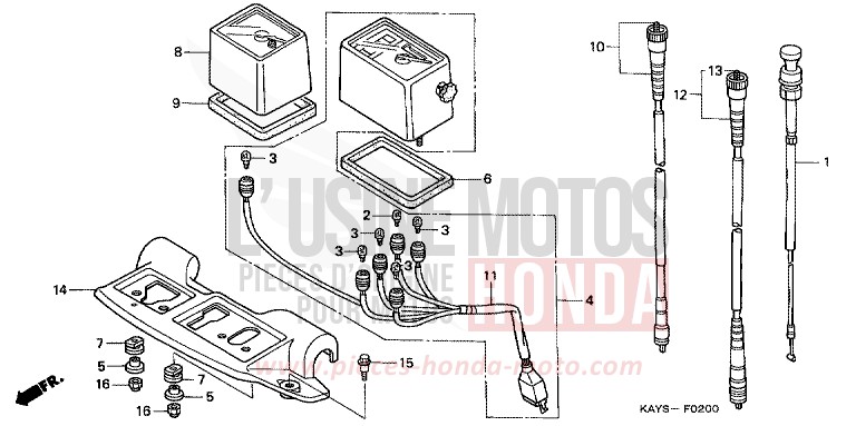 METER for Transcity PEARL ATLANTIS BLUE (B142H) from 1995