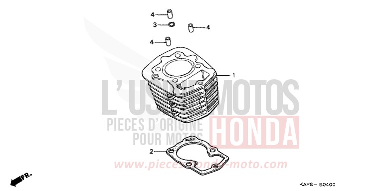 CYLINDER for Transcity VERNIER GRAY METALLIC (NH168B) from 1995