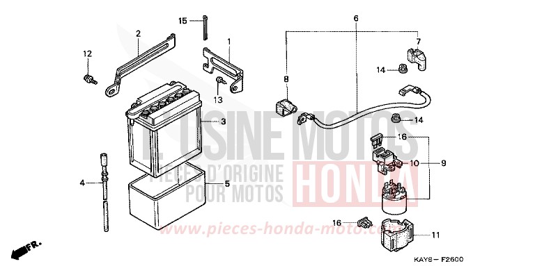BATTERY for Transcity VERNIER GRAY METALLIC (NH168B) from 1995