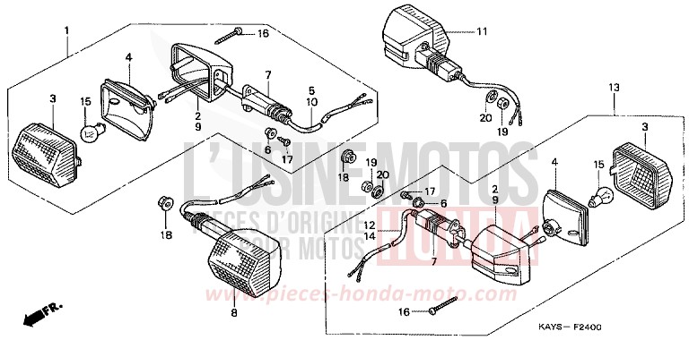 WINKER for Transcity VERNIER GRAY METALLIC (NH168B) from 1995