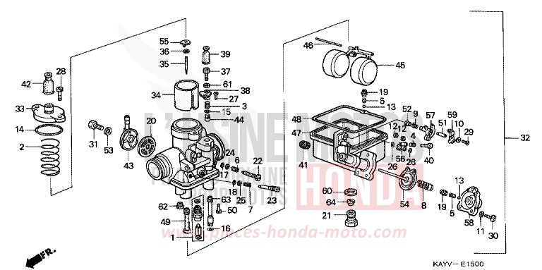 CARBURETOR for Transcity RADIANT RED METALLIC (R218K) from 1997