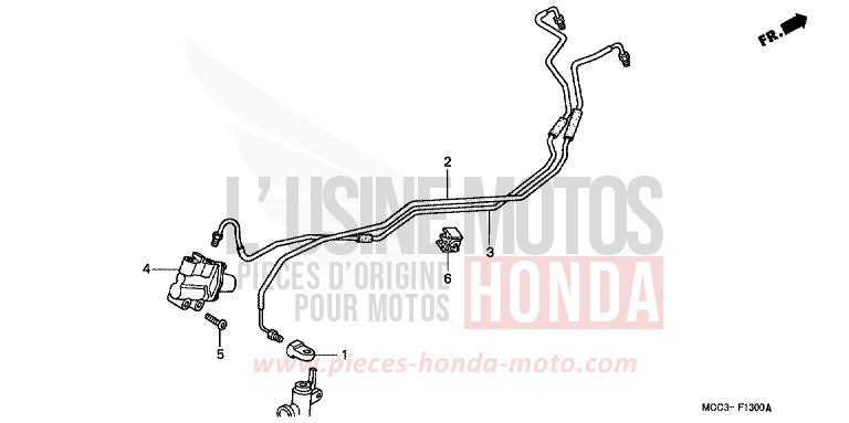 PROPORTIONING CONTROL VALVE for CB1100SF CANDY TAHITIAN BLUE (PB215) from 2000