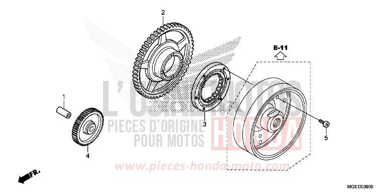 STARTING CLUTCH for VFR1200F CANDY PROMINENCE RED (R342) from 2015