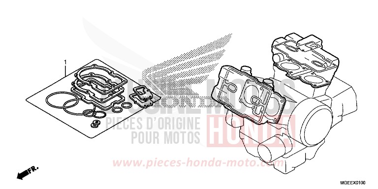 GASKET KIT A for VFR1200F CANDY PROMINENCE RED (R342) from 2015