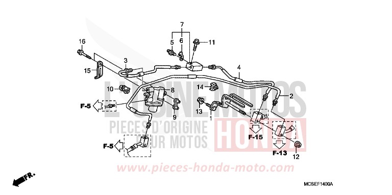 PROPORTIONING CONTROL VALVE (ST1300) for ST1300 CANDY GLORY RED-U (R101) from 2008