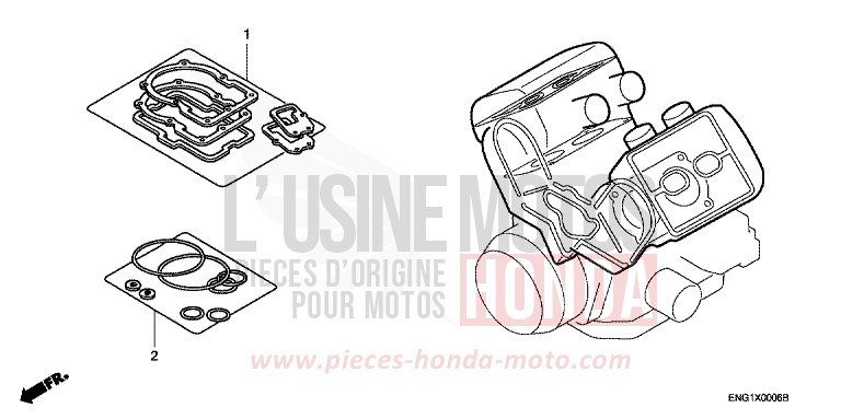 GASKET KIT A for ST1300 TOWER SILVER METALLIC (NH478) from 2002