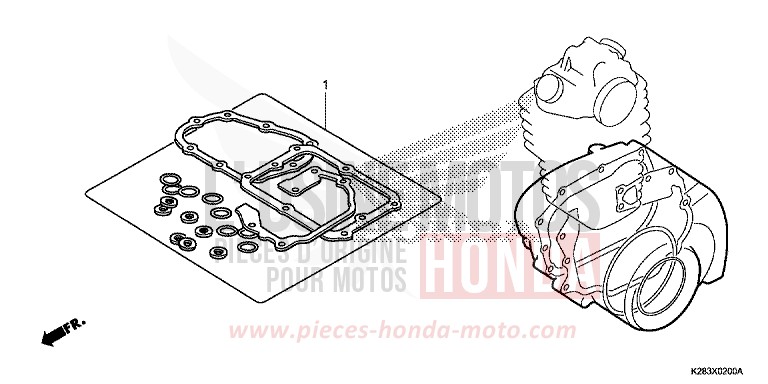 GASKET KIT B for CRF125 EXTREME RED (R292) from 2017