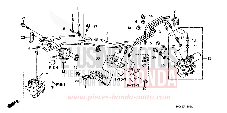 PROPORTIONING CONTROL VALVE (ST1300A) for ST1300 CANDY GLORY RED-U (R101) from 2014