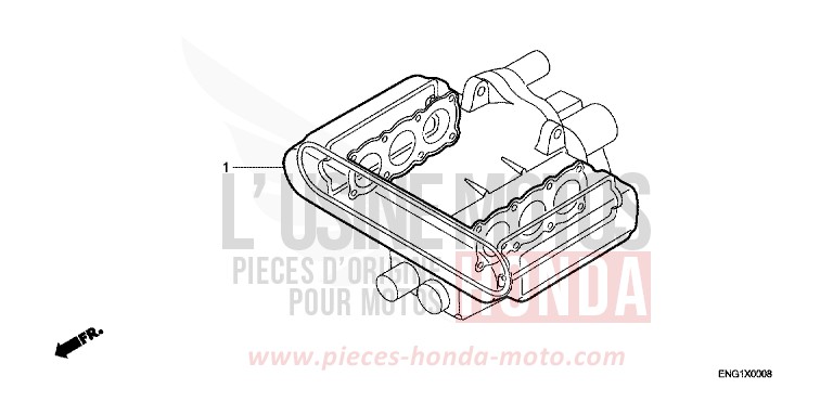 GASKET KIT A for Goldwing CANDY SPECTRA RED (R176) from 1990