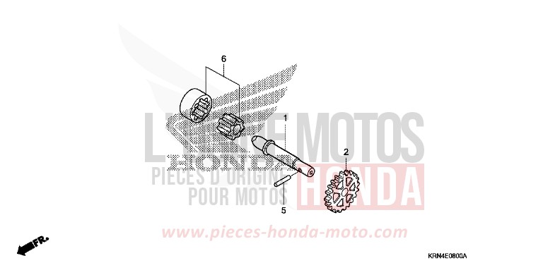 OIL PUMP for CRF250R NOIR (NH1) from 2009