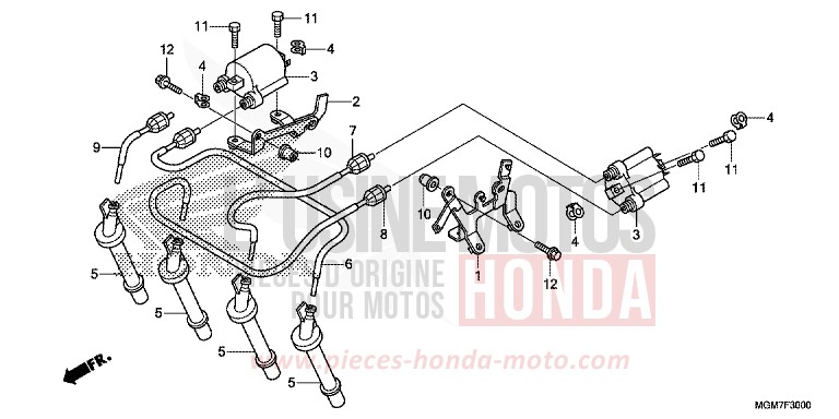ZUENDSPULE for Hornet MAT PEARL COOL WHITE (NHB44) from 2013
