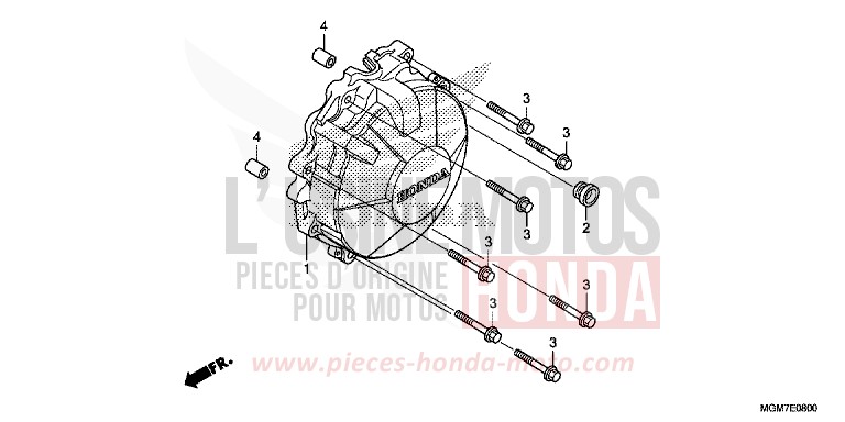 GENERATOR COVER for Hornet PEARL PACIFIC BLUE (PB386) from 2013