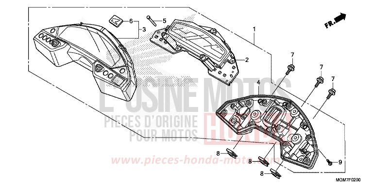 MESSGERAET for Hornet PEARL PACIFIC BLUE (PB386) from 2013