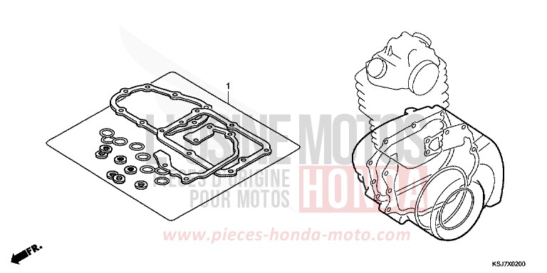 GASKET KIT B for CRF100F EXTREME RED (R292) from 2012