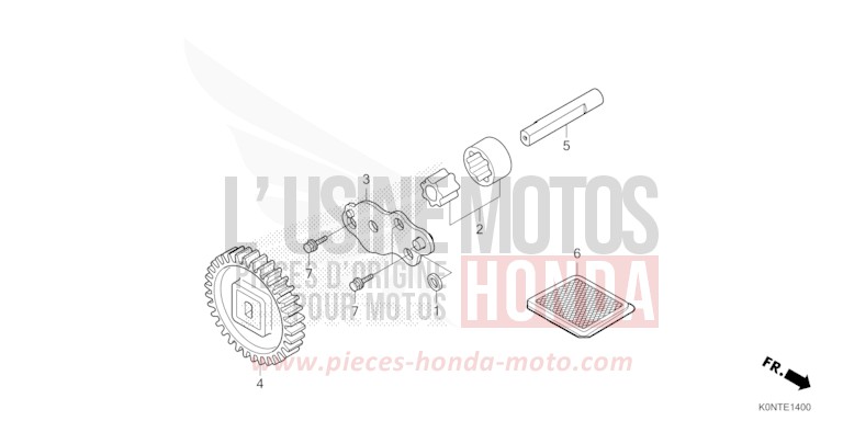 OIL PUMP for CBF125MEF MAT MARVEL BLUE METALLIC (B227) from 2026
