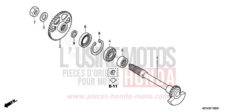 BALANCER for CRF450R EXTREME RED (R292) from 2012