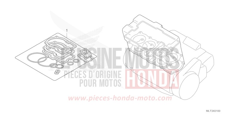 GASKET KIT A for CB1000GT GRAND PRIX RED (R380) from 2026