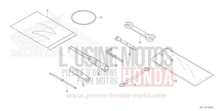 TOOLS for CB1000GT GRAPHITE BLACK (NHB01) from 2026