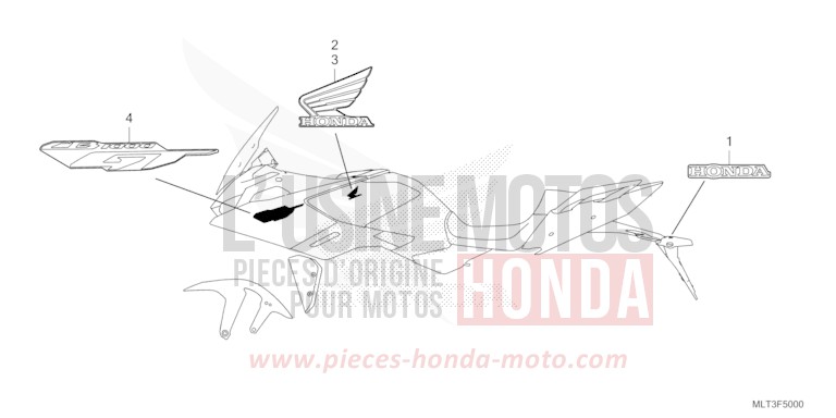 MARK (ED,FO,PH,TH) for CB1000GT PEARL DEEP MUD GRAY (NHC47) from 2026
