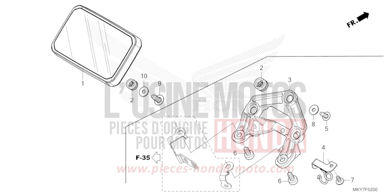 METER for CB650R MAT GUNPOWDER BLACK METALLIC (NH436) from 2026