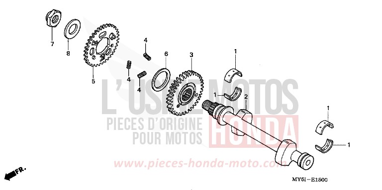 BALANCER for CB500F BLACK (NH1) from 2002