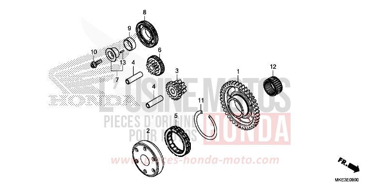 STARTING CLUTCH for CRF450R EXTREME RED (R292) from 2018