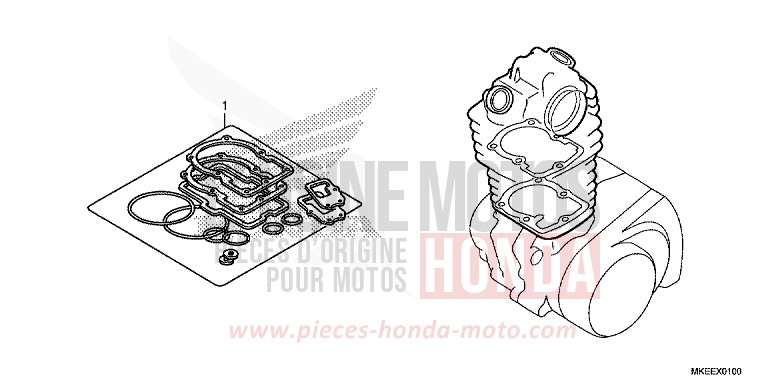 GASKET KIT A for CRF450R EXTREME RED (R292) from 2019