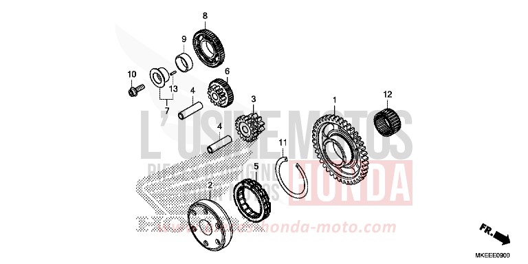 STARTING CLUTCH for CRF450R EXTREME RED (R292) from 2020