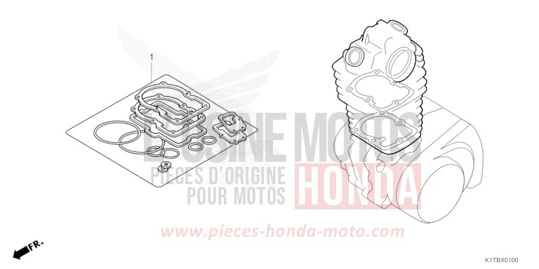 GASKET KIT A for CRF300LA EXTREME RED (R292) from 2025