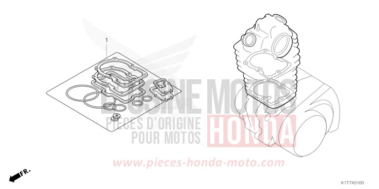 GASKET KIT A for CRF300LA EXTREME RED (R292) from 2023