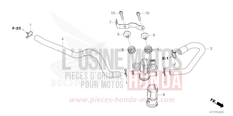 AIR INJECTION SOLENOID VALVE for CRF300LA EXTREME RED (R292) from 2023