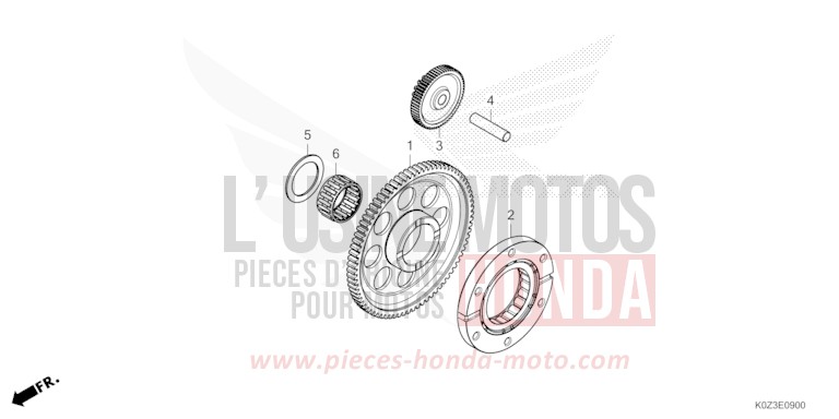 STARTING CLUTCH for GB350S PUCO BLUE (B187) from 2025