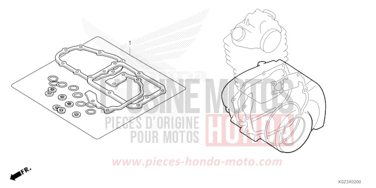 GASKET KIT B for GB350S PUCO BLUE (B187) from 2025