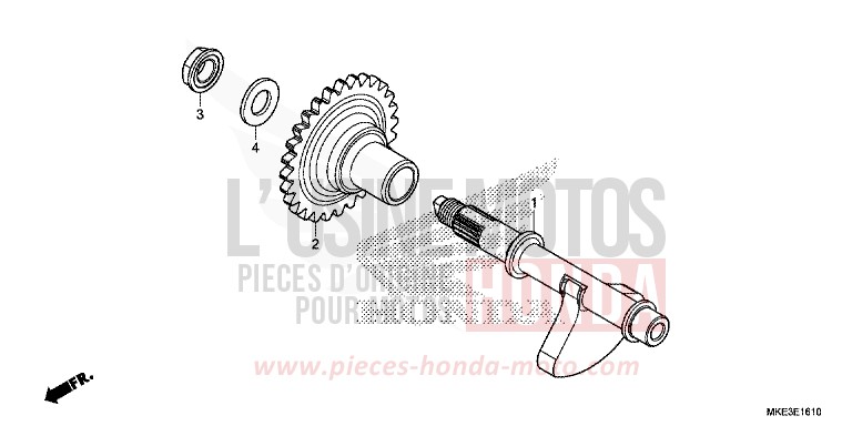 BALANCER for CRF450R EXTREME RED (R292) from 2017