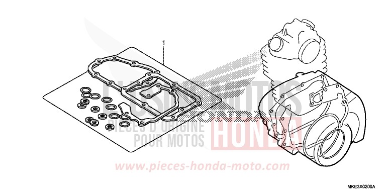 GASKET KIT B for CRF450R EXTREME RED (R292) from 2018