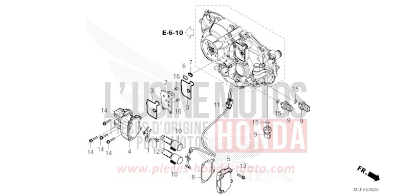 LINEAR SOLENOID for NT1100 PEARL HAWKSEYE BLUE (PB409) from 2026