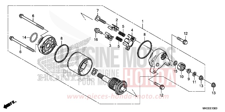 STARTING MOTOR for CRF450R EXTREME RED (R292) from 2020