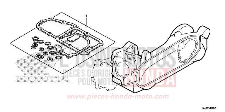 GASKET KIT B for NSC110MPD MAT CARBONIUM GRAY METALLIC (NHB52) from 2019