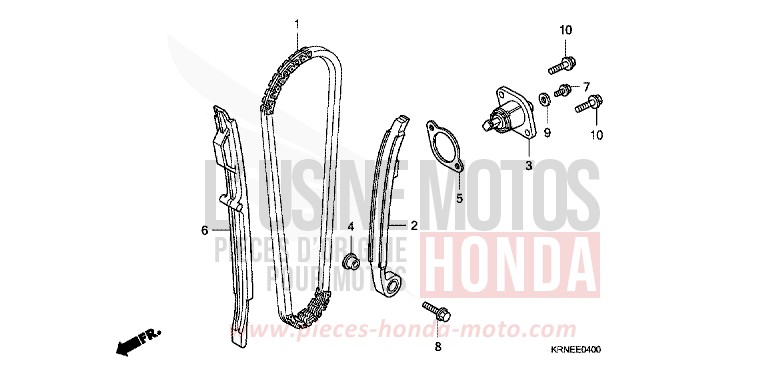 CAM CHAIN/TENSIONER for CRF250R EXTREME RED (R292) from 2011