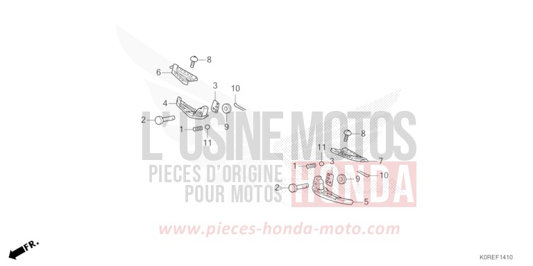 PILLION STEP for SH125 MAT JEANS BLUE METALLIC (PB417) from 2026