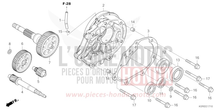 TRANSMISSION for SH125 PEARL COOL WHITE (NHA16) from 2026