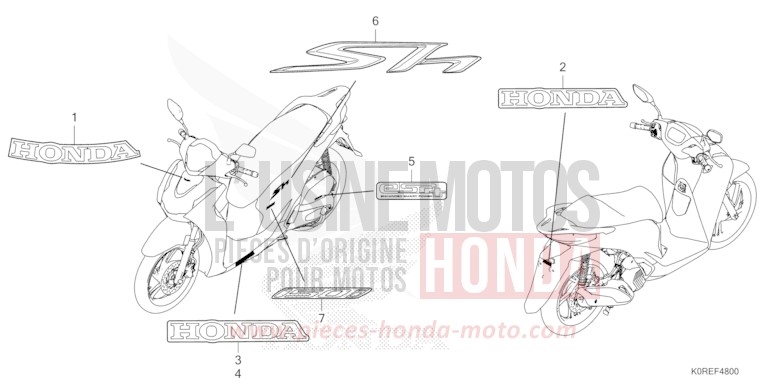 MARK for SH125 PEARL NIGHTSTAR BLACK (NHA84) from 2026
