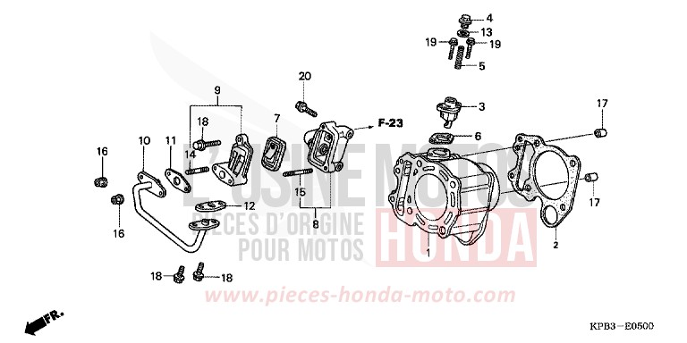 CYLINDER for JAZZ PURE BLACK (NH237) from 2001