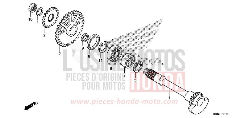 BALANCER for CRF250R EXTREME RED (R292) from 2015