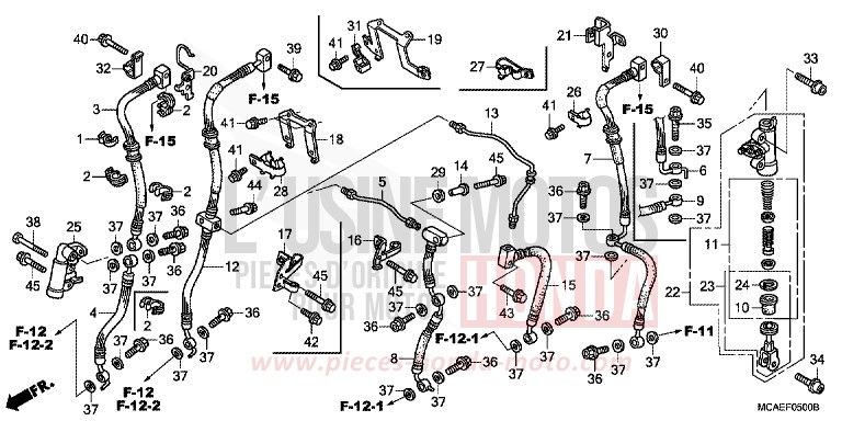 DELAY VALVE for Goldwing BLOODSTONE RED METALLIC (R287) from 2009