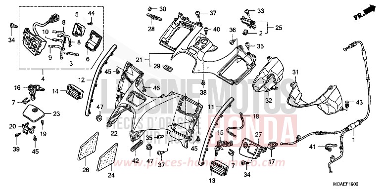 SHELTER (GL18009/A) for Goldwing BLOODSTONE RED METALLIC (R287) from 2009