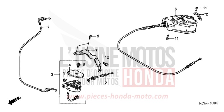 CRUISE CONTROL (1) for Goldwing ARCTIC WHITE (NHA29) from 2005