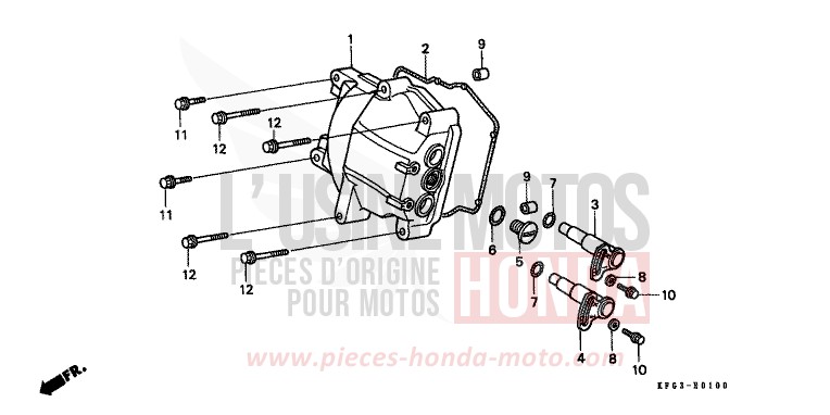 CYLINDER HEAD COVER for Foresight PURE BLACK (NH237) from 1998