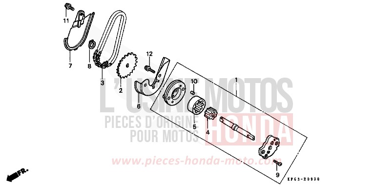 OIL PUMP for Foresight PURE BLACK (NH237) from 1998